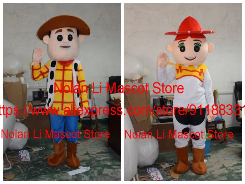 High Quality Migrant Worker Mascot Costume Cartoon Set Makeup Birthday Party Role-Playing Carnival Festival Celebration 1162