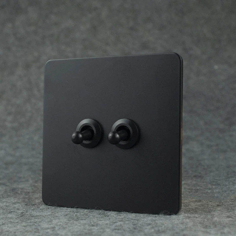 Avoir Tuya Smart Light Switch Smart Home Control Wall Toggle Switch Electrical Socket Mini Wifi Module Black Wireless Switch 16A