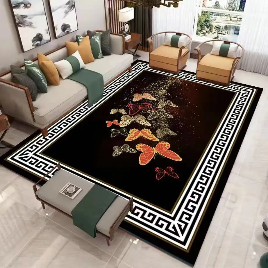 

Butterfly pattern 3D Printed Carpets for Living room Bedroom Large Carpet Home Decor Area Rugs Parlor Mat wholesale/dropshopping