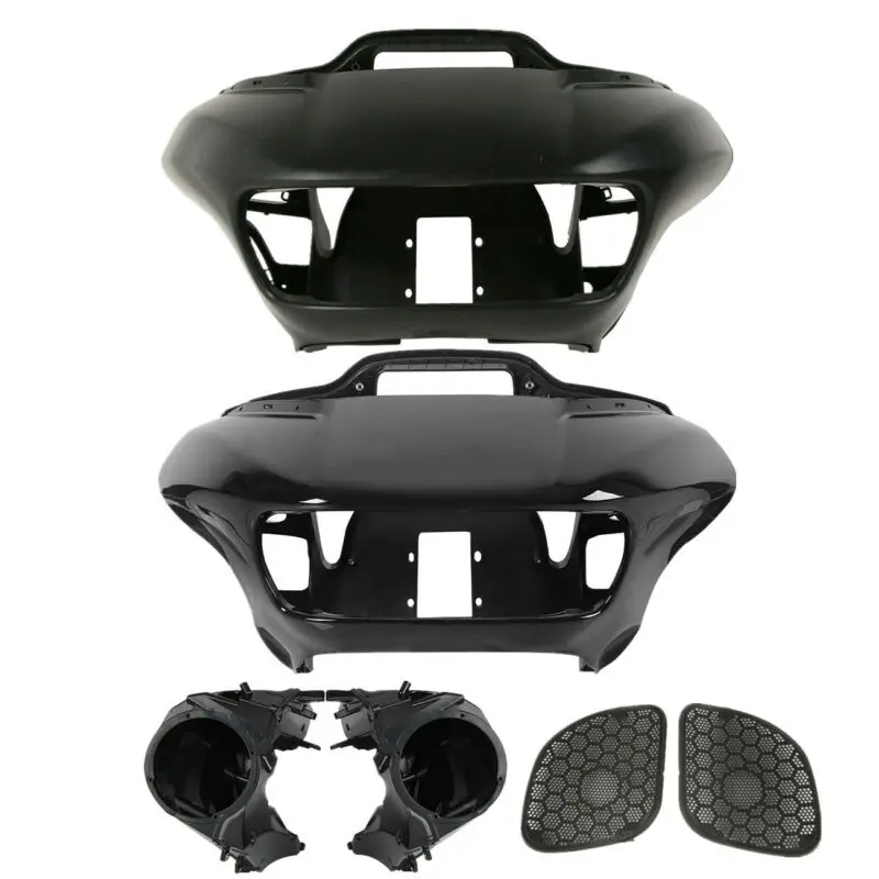 

Motorcycle Inner Outer Headlight Fairing Speaker Cover Grill For Harley Road Glide FLTRX 2015-2024