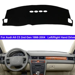 Car Inner Dashboard Cover For Audi A6 C5 2nd Gen 1998 - 2004 Auto Dash Mat Carpet Sun shade Dashmat 2003 2002 2001 2000 1999