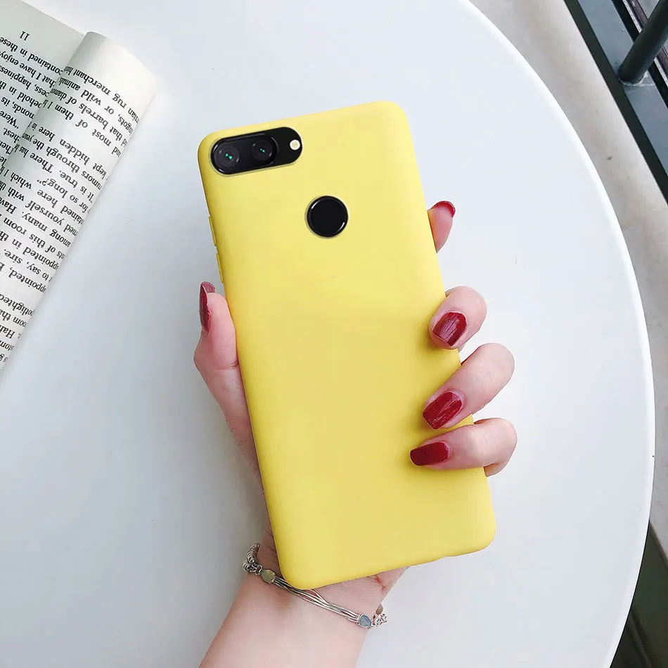 Dla Xiaomi Mi 8 Lite skrzynki pokrywa śliczne silikonowe miękkie etui z TPU na telefon dla Xiaomi Mi8 Lite tylna pokrywa Xiaomi Xiaomi Mi 8 Lite