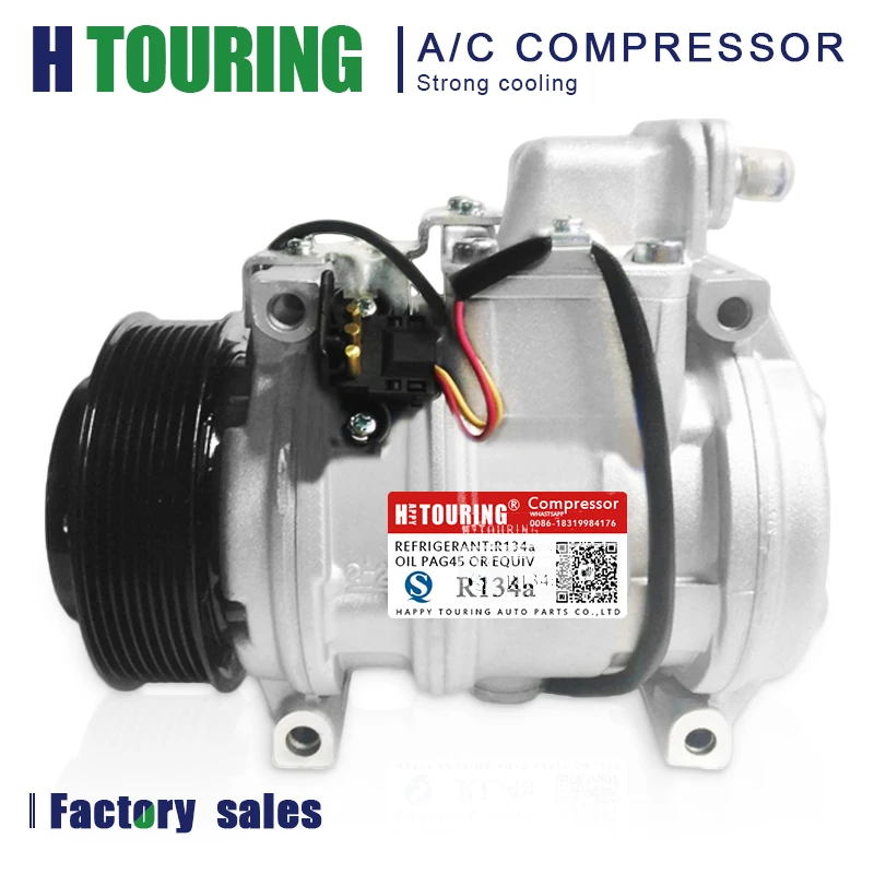 

10PA20C AC Compressor For Mercedes Benz C140 1992 1999 W140 1991-1998 000230031187 0002301711 0002340011 A000230031187 0002300