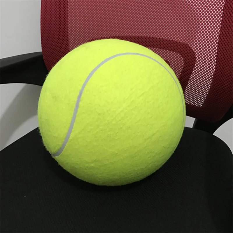 24cm Big Tennis Ball Giant Dog Pet Toy Tennis Ball Dog Chew Toy Signature Mega Jumbo Kids Toy Ball Pet Supplies Birthday Balloon