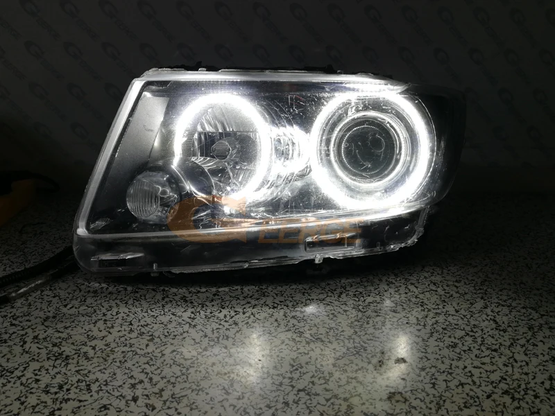 For JEEP COMPASS 2011 2012 2013 2014 2015 2016 Ultra Bright SMD LED Angel Eyes Kit Halo Rings Day Light