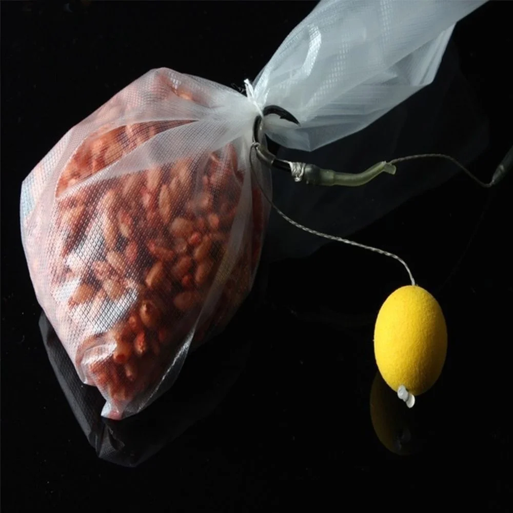 FLYSAND PVA Taschen PVA Mesh Verfügbar Karpfen Angelgerät PVA Taschen Mesh Für Karpfen Grob Boilie Pellet Köder Für Köder Werfen Topf – Detail 6