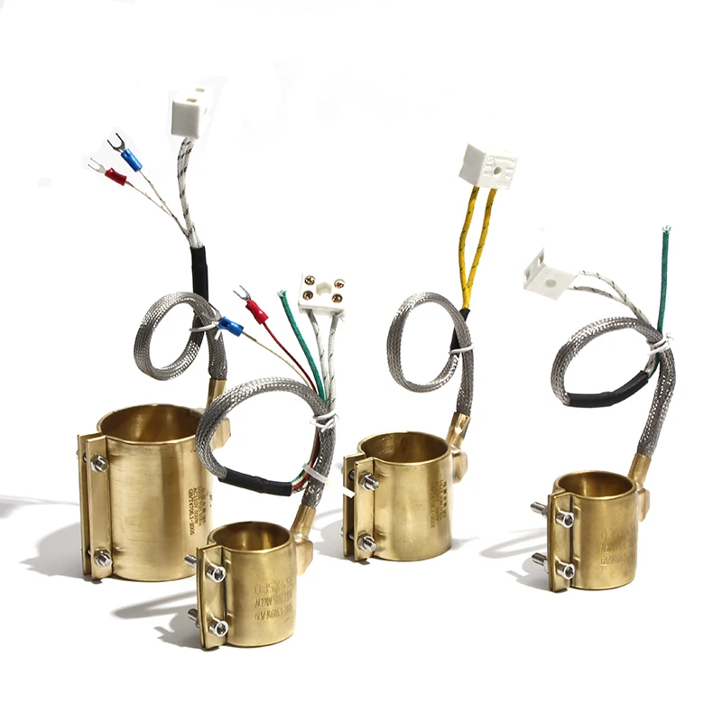 LUJINXUN النحاس الفرقة سخان حلقة 220 فولت التدفئة الكهربائية الدائري 65x35/40/45/50/60 مللي متر ضياء x ارتفاع سخان الميكا ل البثق يموت سخان
