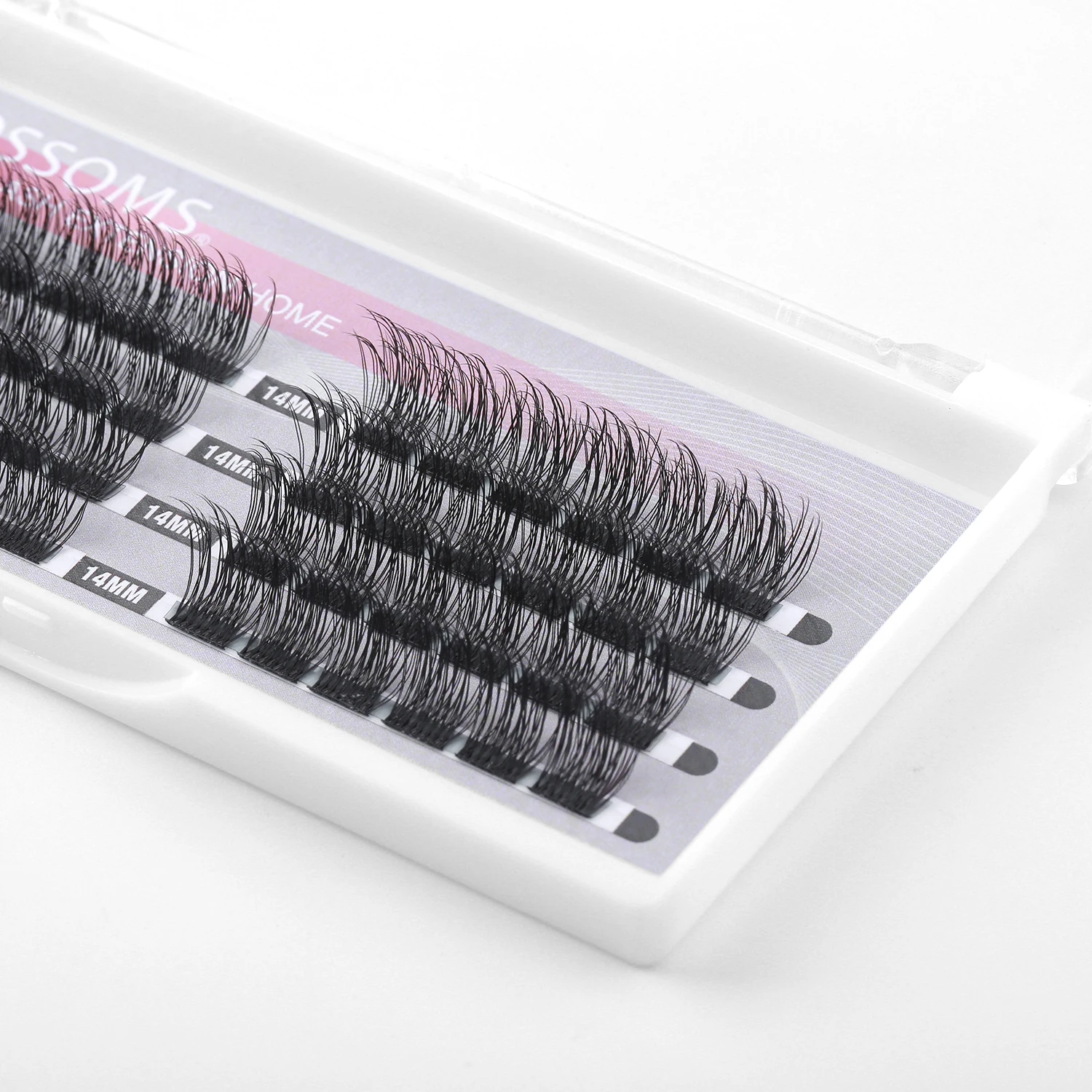 192 Volume Cluster Lashes DIY Individual Eyelash Extension Fluffy Lashes C/D Curl Natural Segmented Eyelashes Beam Bundles