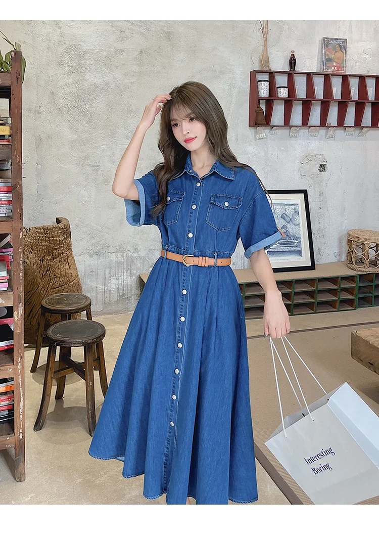 denim women dress Cezele Women's Denim Dress main image 1