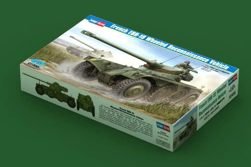 

Hobbyboss model Assembly Kit 82489 1/35 French EBR-10 Wheeled Reconnaissance Vehicle