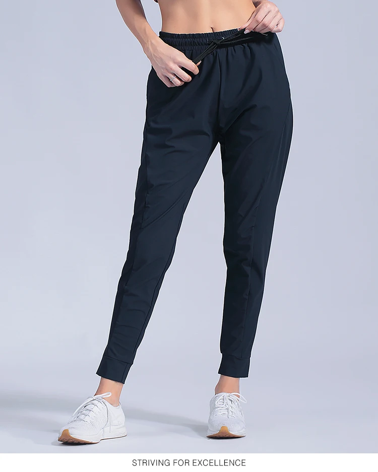 Quick dry Ice silk Sports Pants Women Loose Yoga Pants Sports Trousers Exercise Fitness Running Jogging Workout Sport Pants