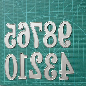 Set Digital Besar Die Cut Angka Cetakan Pemotongan Logam Stensil Embossing Buku Tempel 2024 Perangko dan Cetakan Kerajinan Natal Baru 2024 8 stempel dan cetakan penjualan terbaik - №