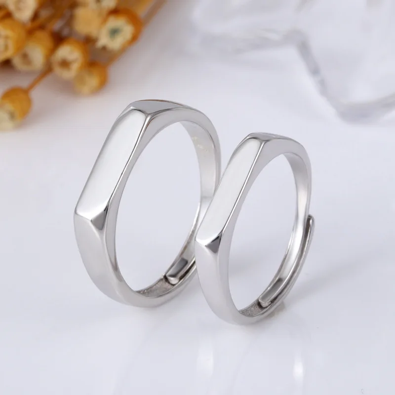 

925 sterling silver ring Couples ring Buddhist monastic discipline Lord of the rings rings for women Simple fashion gift