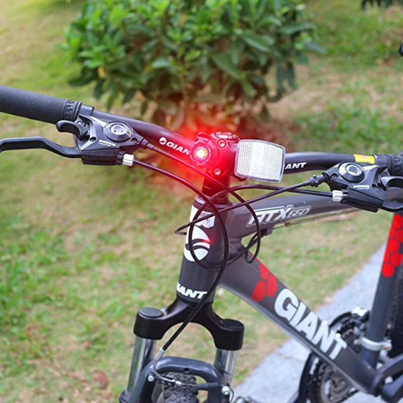 3 Modes Bicycle Rear Lights MTB Waterproof USB Headlight Mountain Safety Lamp LED Flashing Helmet Lights Cycling Bike Tail Light