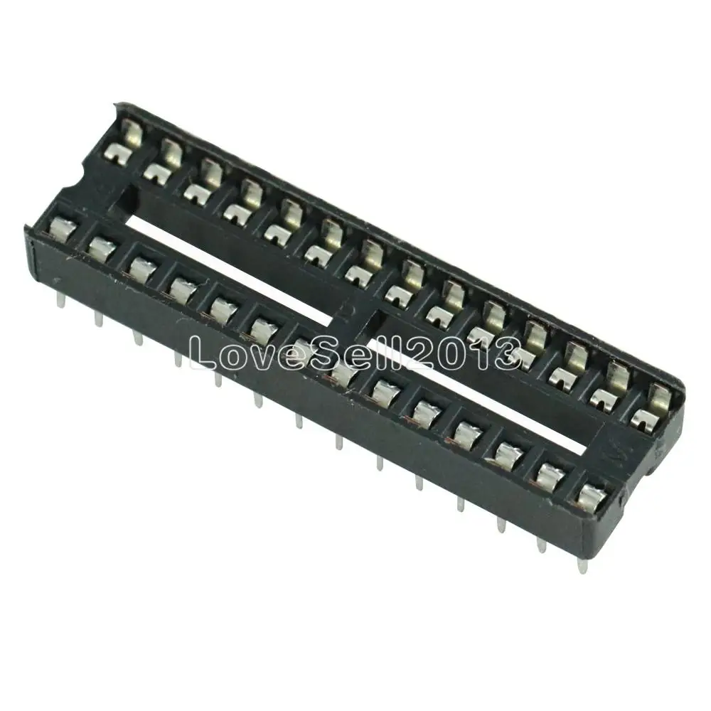 20pcs NEW DIP-28 28 PIN 28PIN DIP IC Sockets Adaptor Solder Type Narrow