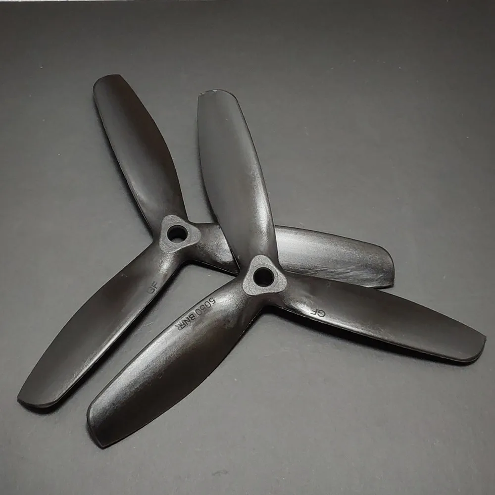 2คู่ Gemfan 5นิ้ว5050BN Bullnose 3ใบพัดใบพัดแก้วเส้นใยไนล่อน5มม.สำหรับ RC DIY FPV Quadcopter อุปกรณ์เสริม