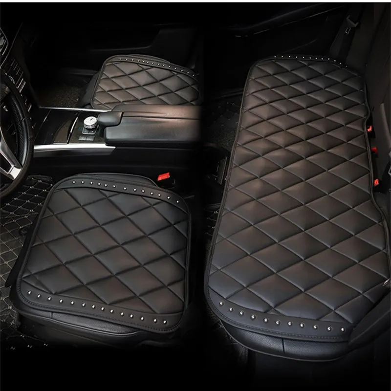 

Goddess Car Seat Cushion Summer Cooling Pad Monolithic Butt Cushion Four Seasons Universal Car Seat Cushion Three-piece Set