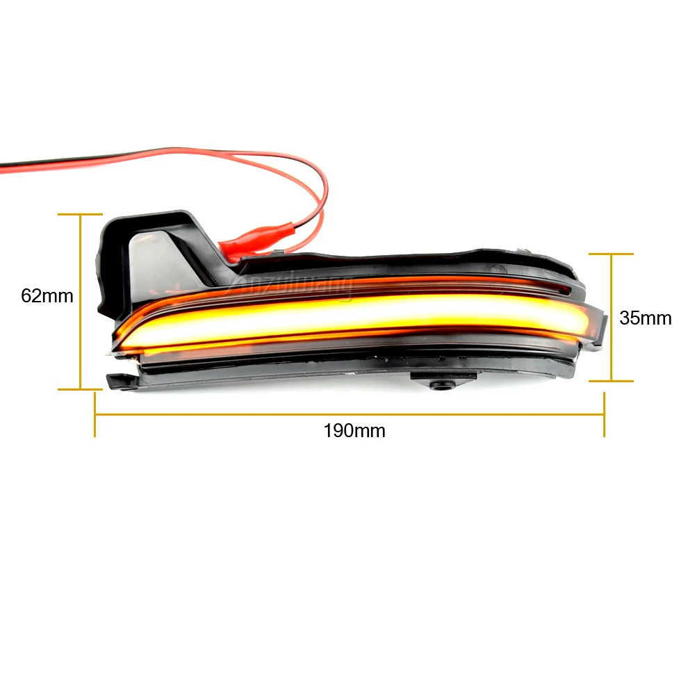 LED Dynamic Turn Signal Blinker Flowing Water Blinker Flashing Light For SKODA KAROQ 2017-2020 KODIAQ 2016-2020