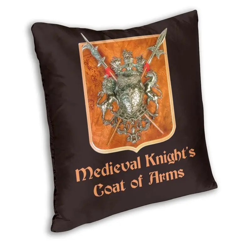 Medieval Crusader Coat Of Arms Cushion Cover 45x45cm Home Decor Printing Knights Templar Warrior Throw Pillow for Sofa Two Side