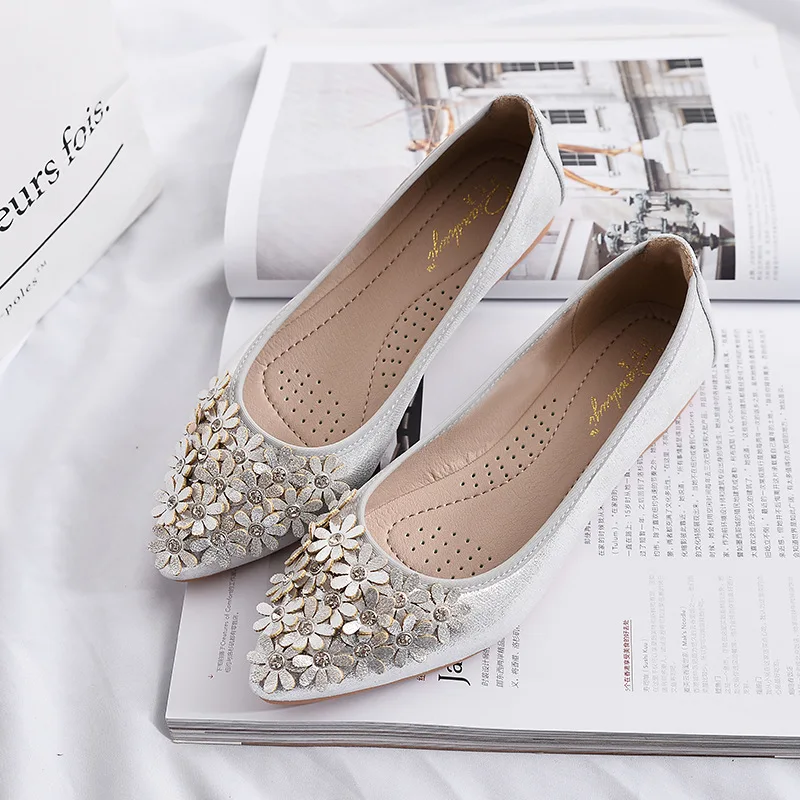 Plus Size 34-43 Women Shoes 2023 New Loafers Slip on Flat Shoes Woman Foldable Ballet Flats Ladies Shoes zapatos mujer  WSH3502