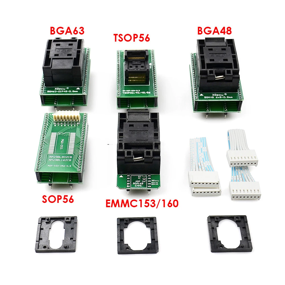 Imagem -02 - Genuíno T56 Universal Programador para Xgecu Suporte Poderoso Nem Nand Flash Emmc Mais 17 22 Adaptadores Calculadora de Programação