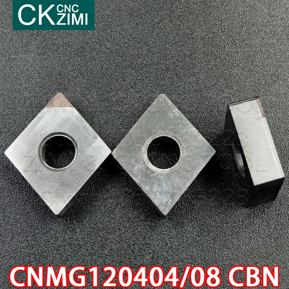 CNMG120404 Cbn CNMG120408 Cbn Boornitride Inserts Carbide Draaien Snijden Inserts Tool Cnc Metaal Draaibank Tool Voor Gehard Staal