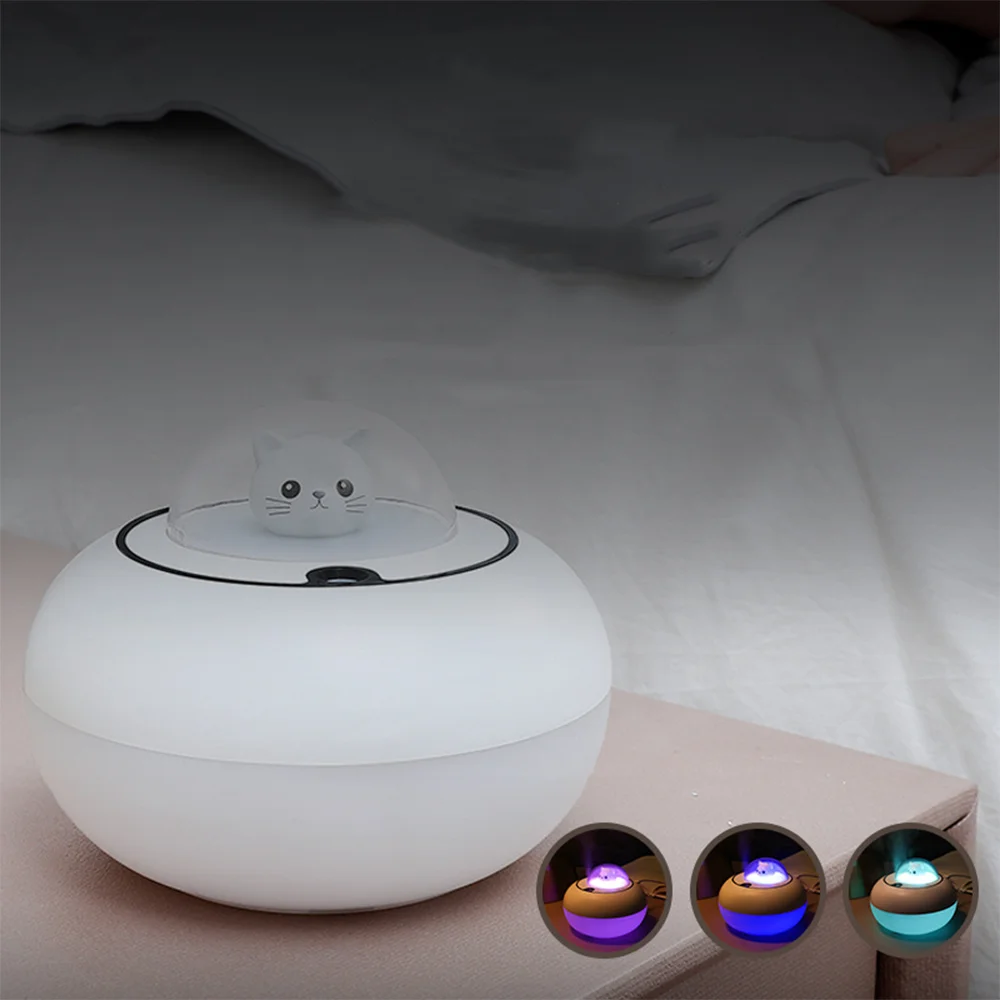 Dadawindy Draagbare Usb Ultrasone Kleurrijke Cup Aroma Diffuser Cool Mist Maker Luchtbevochtiger Luchtreiniger Met Licht Voor Car Home
