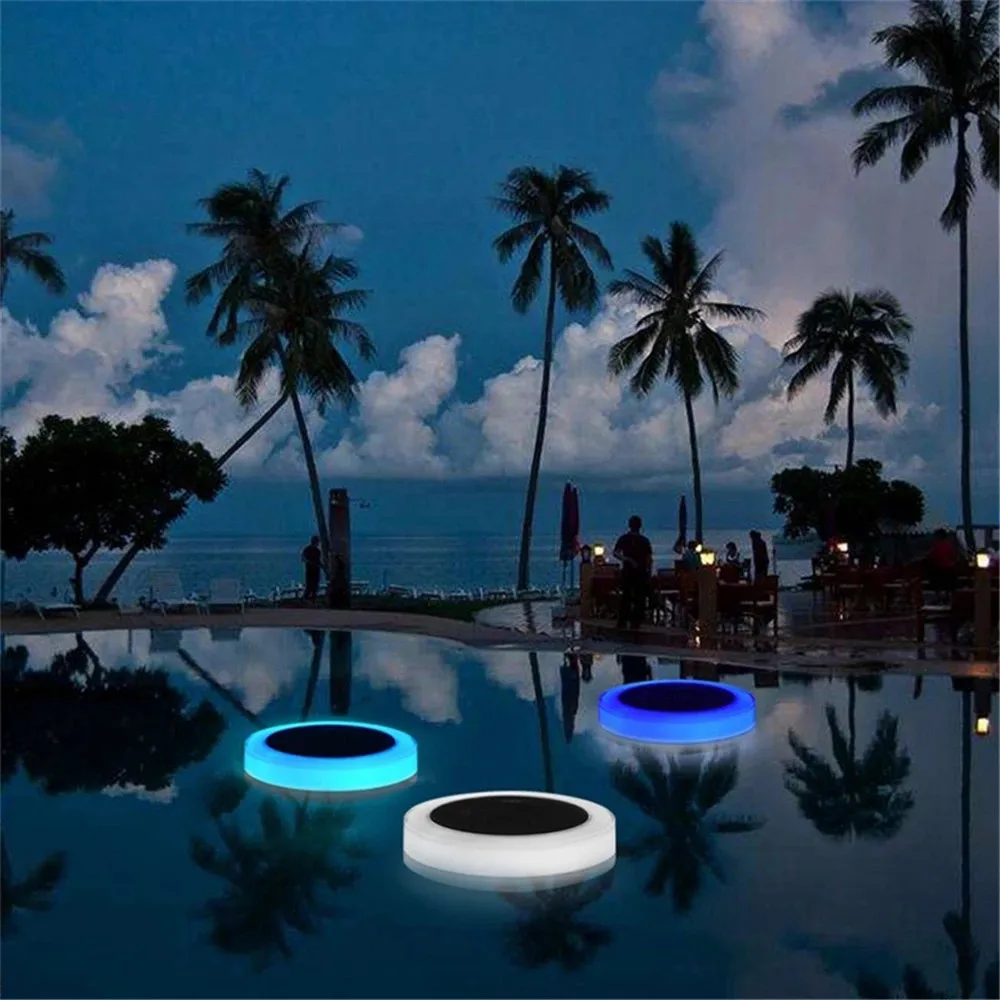 Lampe solaire flottante avec télécommande, imperméable conforme à la norme IP68, éclairage submergé, RVB, idéal pour une piscine ou un sécuritaires, 16 documents