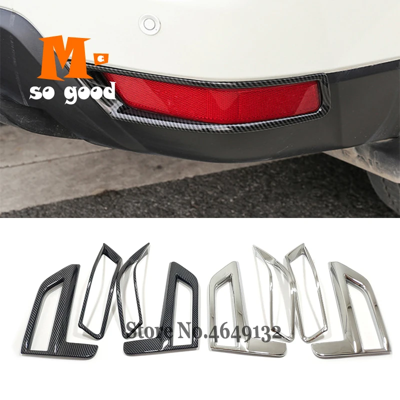 

Front and Rear/Back Fog Light Lamp Cover Trim For Nissan X-Trail X Trail T32 Rogue 2017 18 19 2020 Exterior Accessories 2pcs