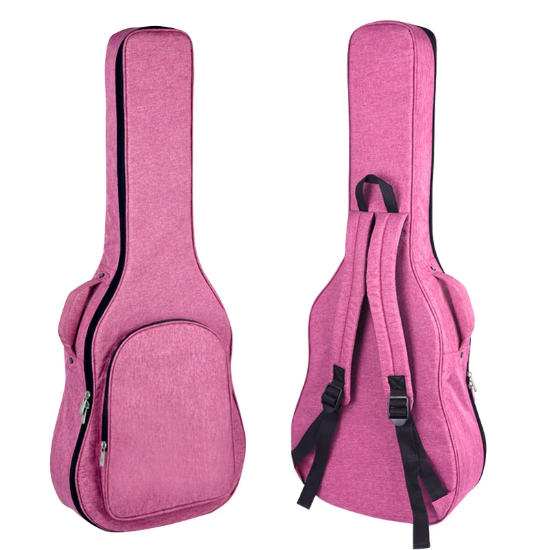 36 39 40 41 Inch Guitar Bag Carry Case Backpack Oxford Acoustic Folk Guitar Big Bag Warm Cover with Double Shoulder Straps