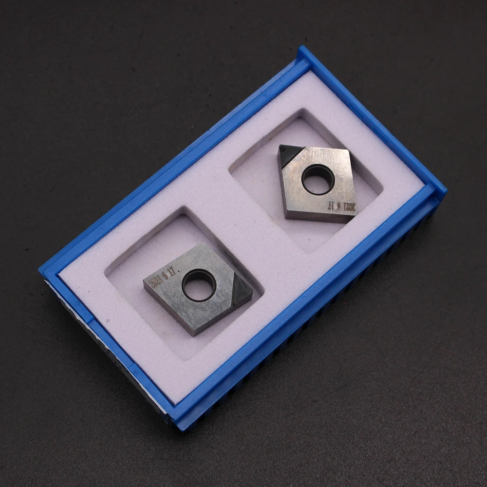 Utensile da tornio CNC con inserto diamantato 1PC CNMA120402 CNMA120404 CNMA120408 PCD per alluminio CBN per acciaio duro
