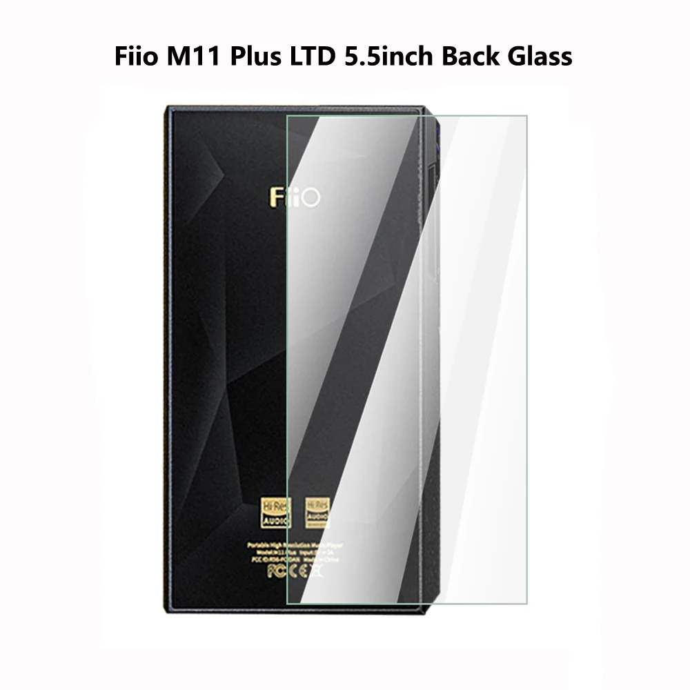 9H Premium Protective Tempered Glass for Fiio M11 Plus LTD 5.5inch MP3 Scratch-Proof Screen Protector Front Back Film