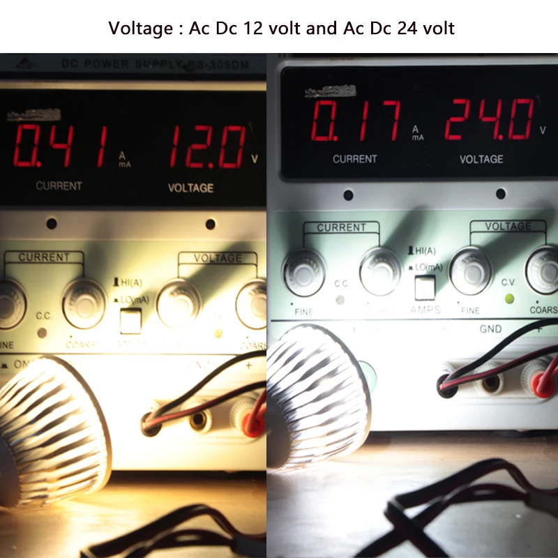 Imagem -03 - Lâmpada Mr16 3w 12v 24 v Refletor com Concha de Alumínio 60 Graus Economia de Energia Teto Luz Baixa 12 24 Volts de Alta Qualidade