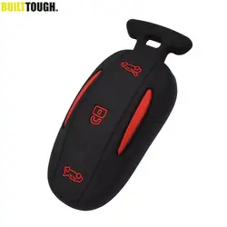 Silicone Remote Key Case Cover Holder Fob Shell For Tesla Model S X 2016 - 2018 Skin Sleeve 3 Buttons Car Accessories Protector