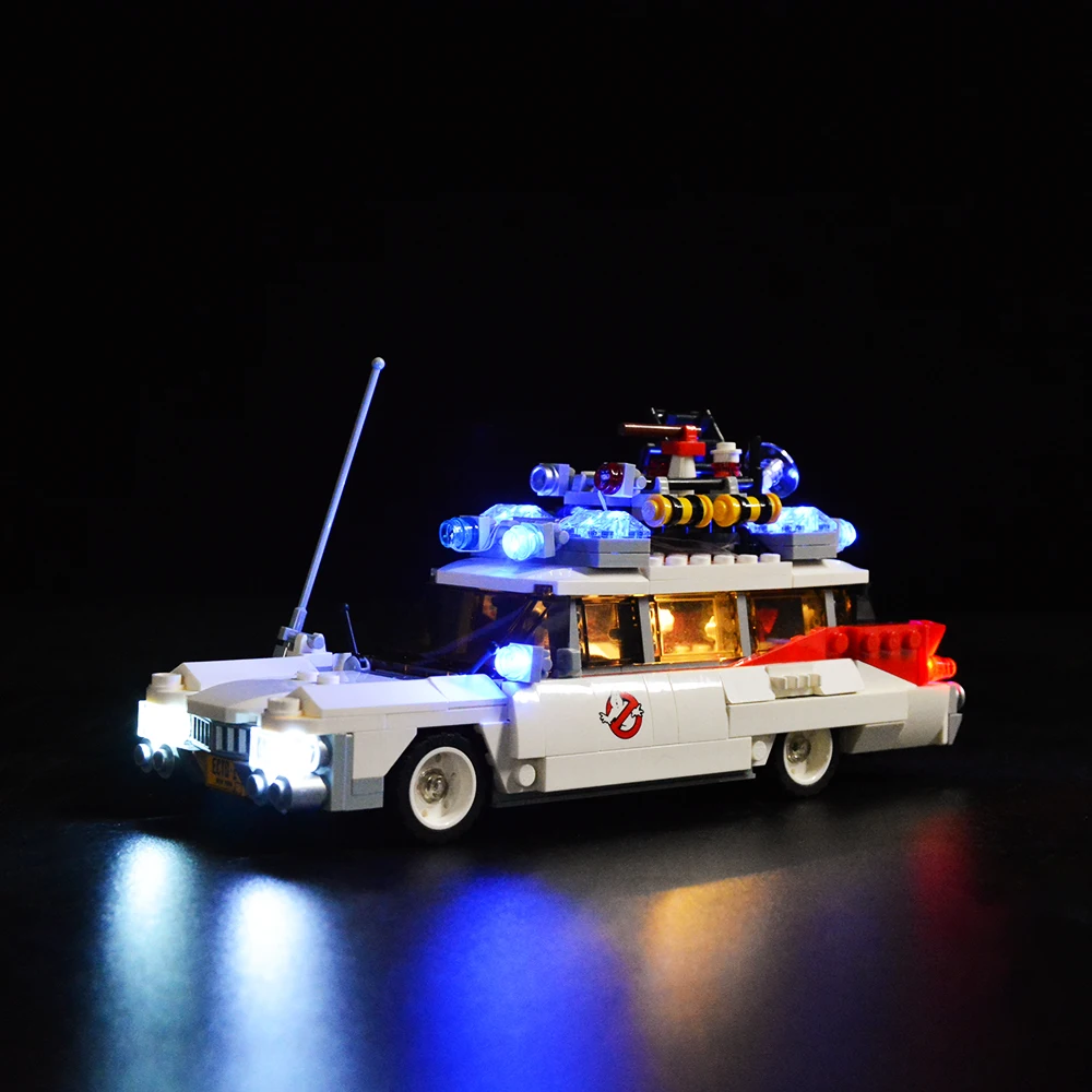 EASYLITE-juego de luces LED para 21108, Compatible con Ghost Busters, Ecto-1, Juguetes DIY, bloques, solo Kit de iluminación, no incluye modelo