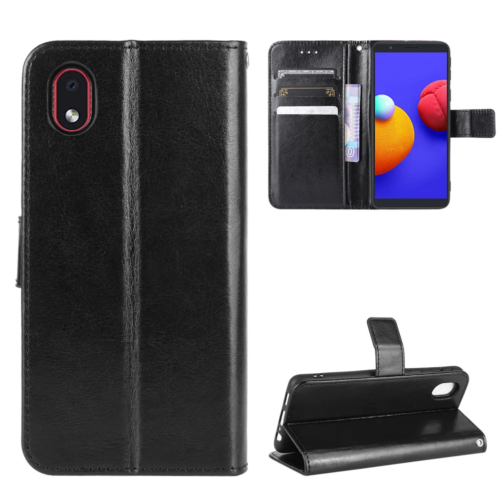 For Samsung Galaxy A01 Core A01CORE SM-A013F/DS Case Flip Luxury PU Leather Phone Case For Samsung Galaxy M01 Core Case Cover