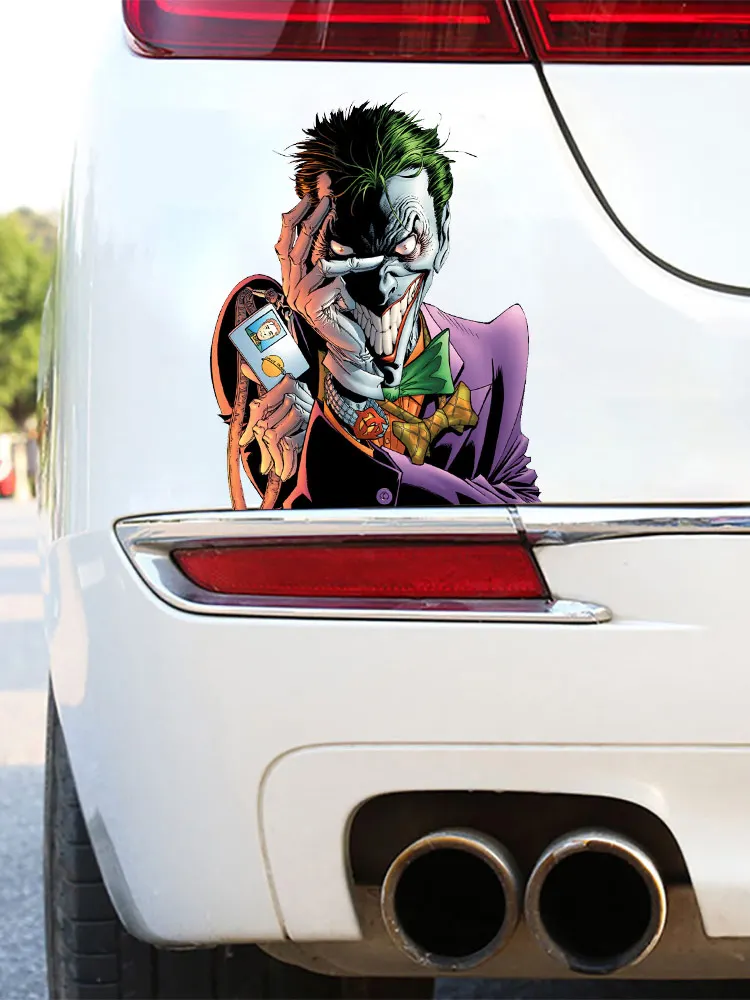 S50547# Personality PVC Decal for Clown Waterproof Car Sticker for Motorcycle Laptop Decorative
