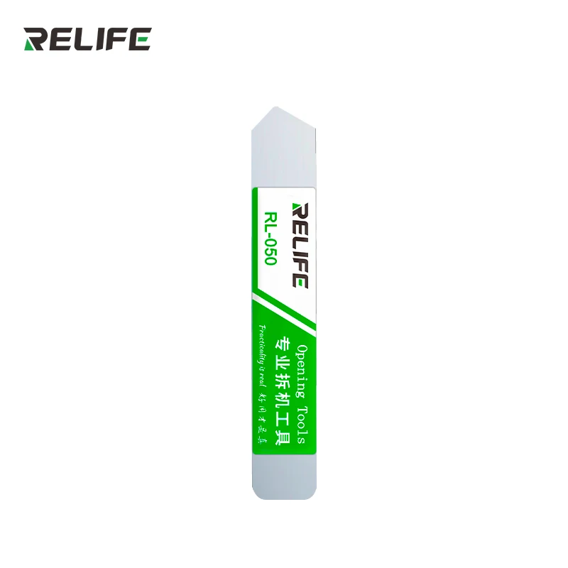RL-050 10pcs metallo piatto Spudger lama morbida leva leva aperto kit di strumenti di riparazione per il telefono cellulare elettronico rotto rimozione della colla dello schermo