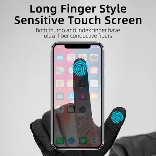 Imagen 2 del producto ROCKBROS guantes de ciclismo primavera Otoño Verano guantes de bicicleta guantes deportivos transpirables MTB guantes para bicicleta de montaña guantes de motocicleta