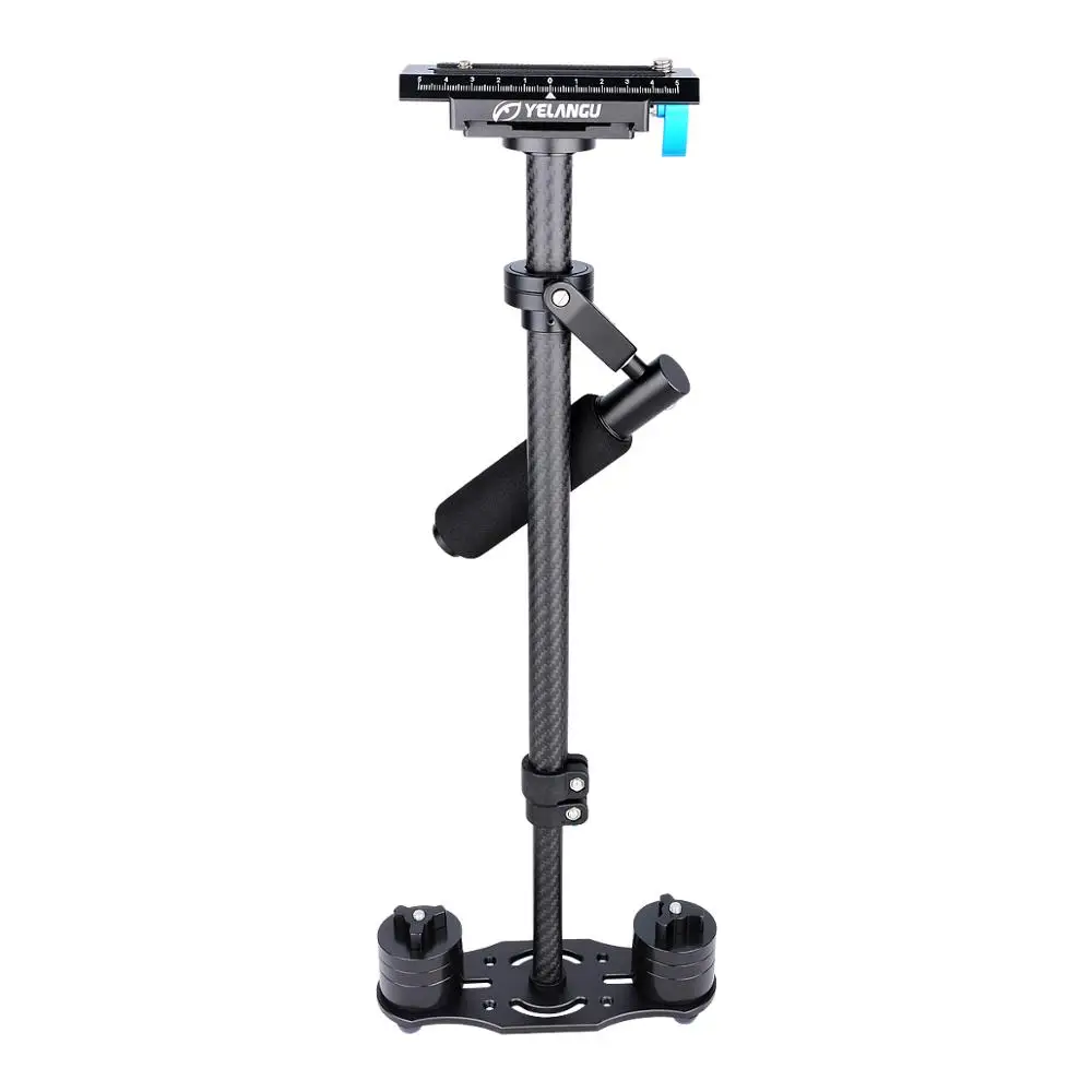 YELANGU S60T Stabilizer 60CM/24'' Carbon Fiber Handheld Gimble Camera Stabilizer Steadicam for Canon Nikon Sony DSLR Camcorder