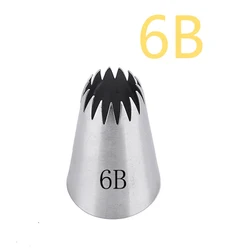 Nozzle Cake Decorating Tips Stainless Steel Writing Tube Icing Piping Nozzle Cream Baking & Pastry Tools Baking Tools 6B#