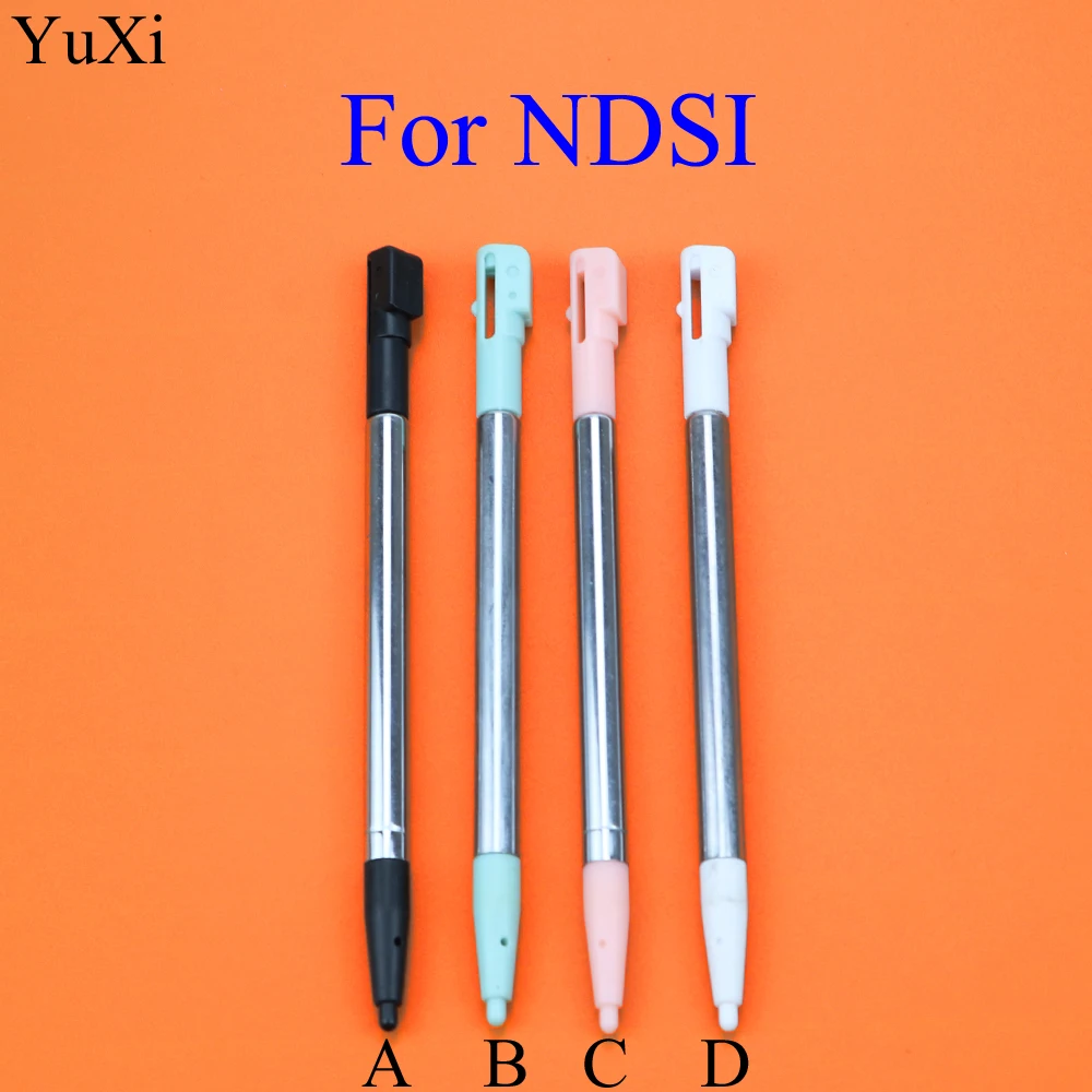 

YuXi Multi Color Metal Retractable Extendable Touch Screen Stylus Pen Stylus for Nintendo NDSi Portable Metal Telescopic Pen