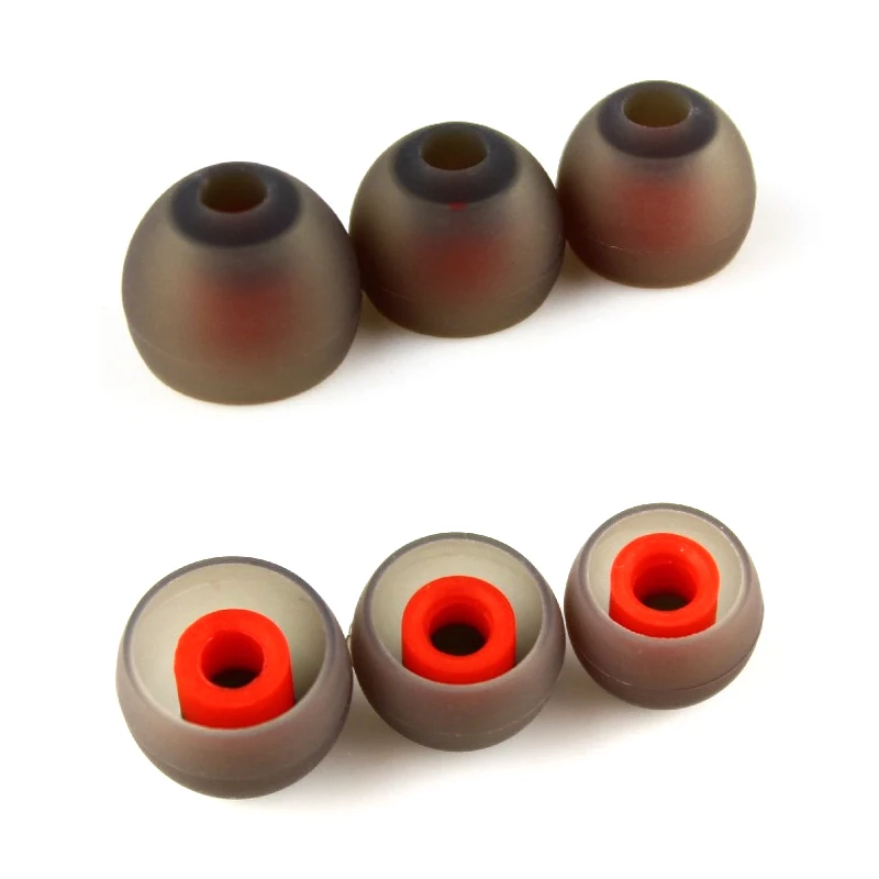100 Pcs ซิลิโคน Eartips/หูสำหรับเฮดโฟนแบบเสียบหู4.0มม.-5.5มม.ใช้