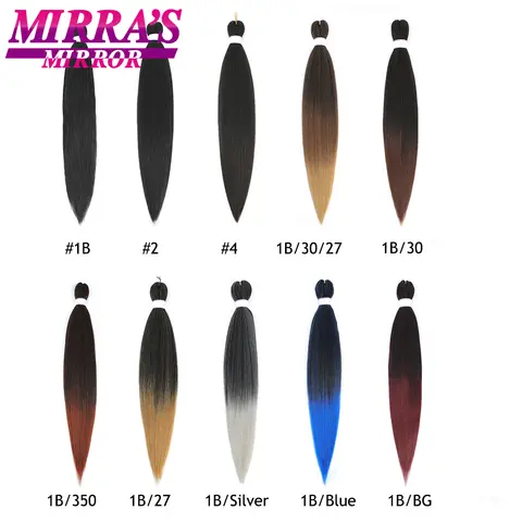 Vlechthaar Voorgerekt Gemakkelijke Vlecht Ombre Synthetische Vlechten Extensions Senegal Twist Yaki Recht Gehaakt Haar 20/26/30 Inch