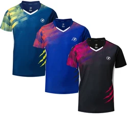 New Badminton shirts Men/Women, sport shirt Tennis shirts , table tennis t-shirt , Quick dry sports training t-shirts AB121