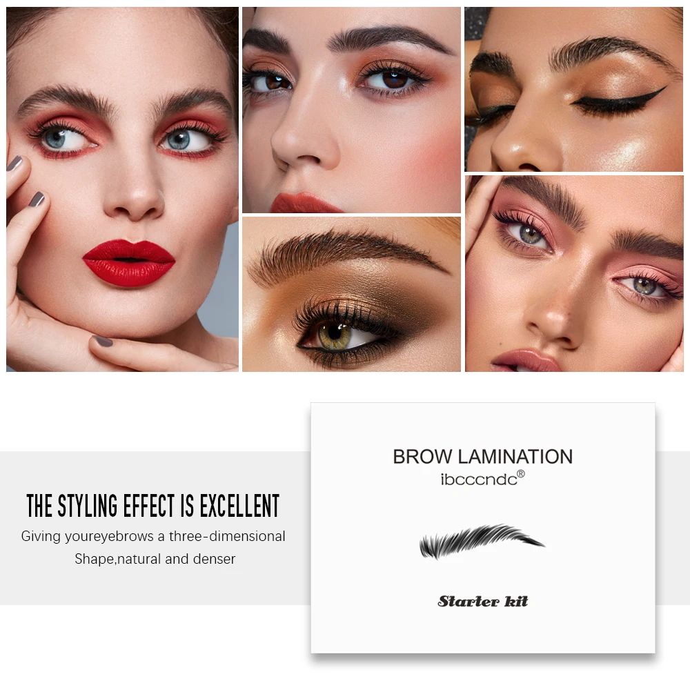 Semi Permanent Brow Lamination Kit Eyebrow Lifting Perming Lotion Brow Lift Perm Set With Brush Tools Beauty Salon Dropshipping