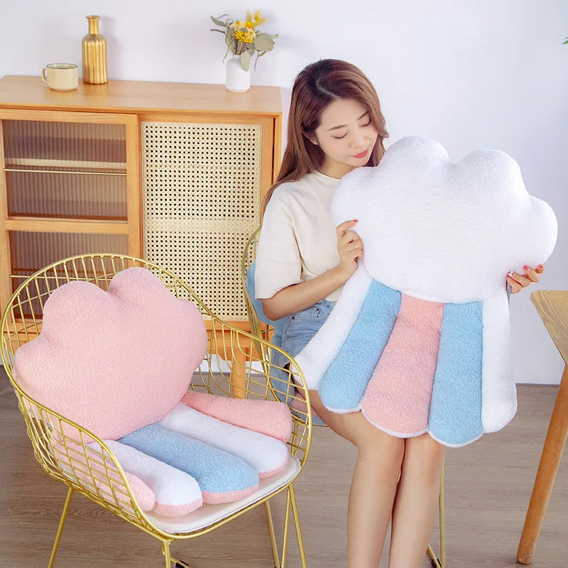 

Plush Sky Pillows Rainbow Cloud Meteor Star Shaped Pillow Girl Baby Decorate Room Kawaii Gift Chair Sofa Decor Seat Cushion