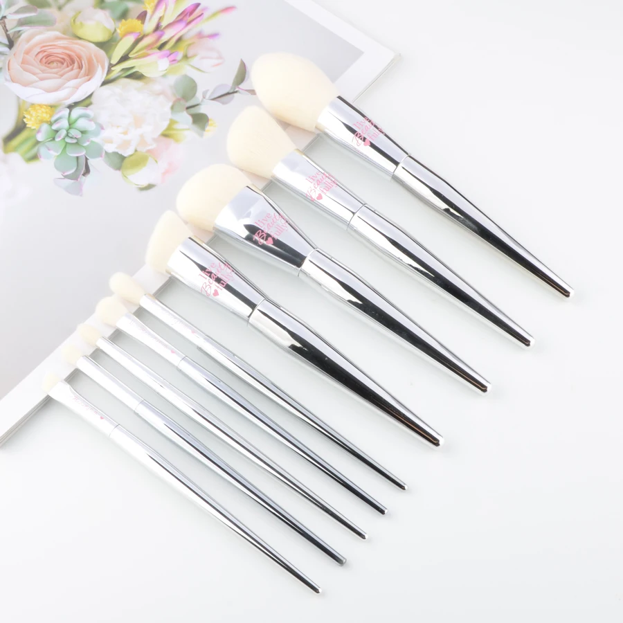 9pcs/Set Professional Makeup brushes Set Liquid Foundation Blusher sculpting Highlighter Eye shadow eyebrow IT Live beauty fully