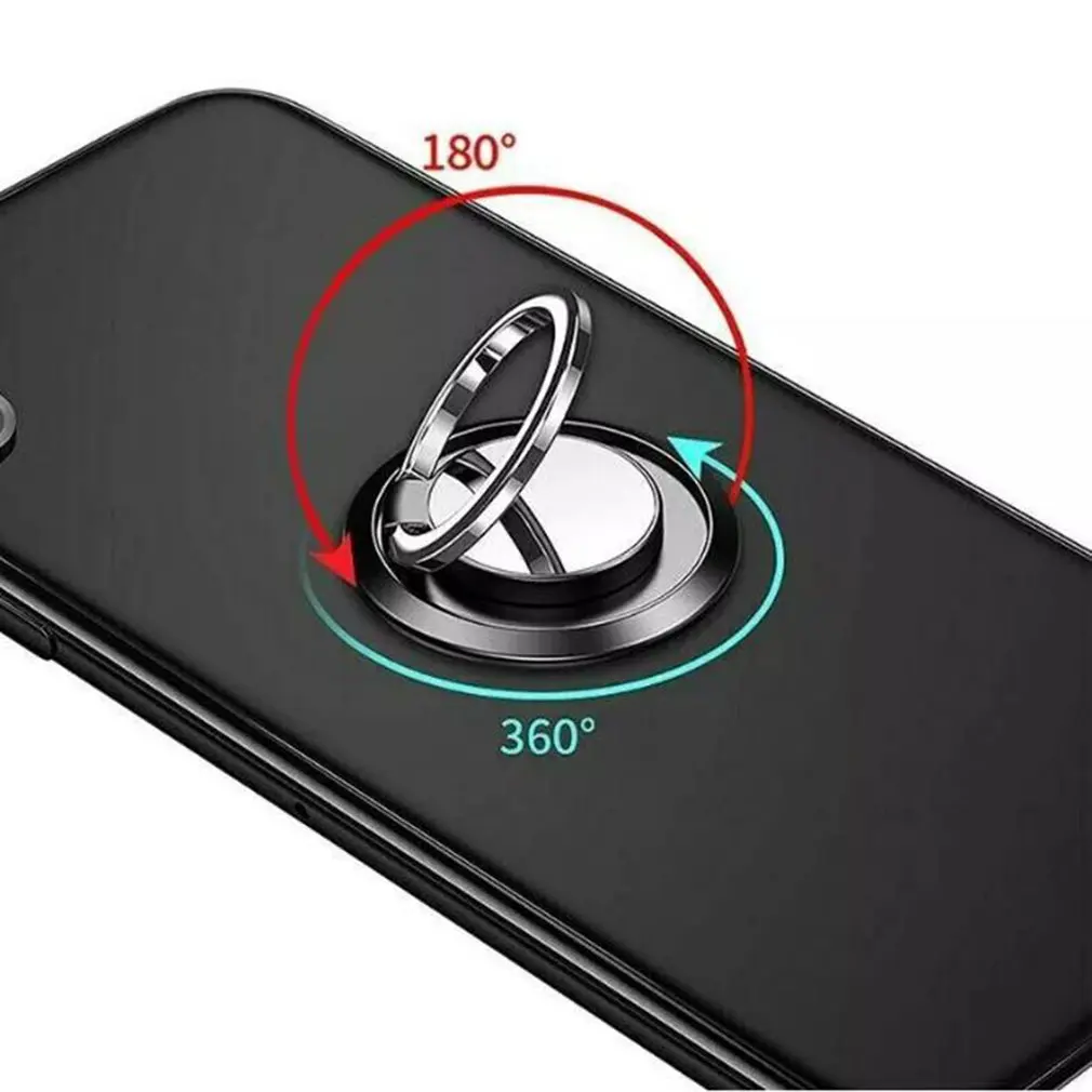 Luxury Metal Mobile Phone Ring Holder Magnetic Car Bracket Socket Telephone Ring On The Phone Stand For Mobile Phones Iphone