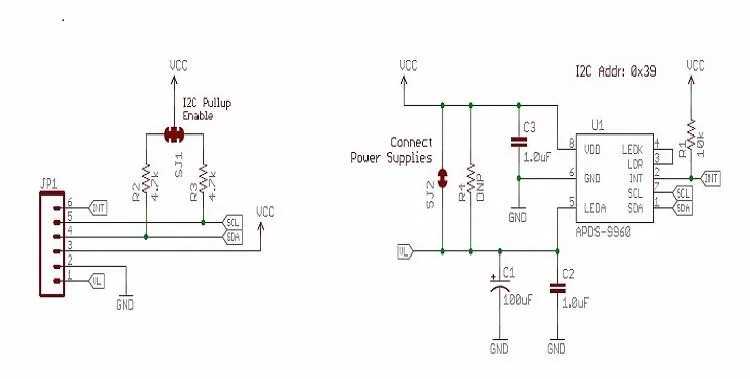 RGB-Infrarot-Gebaarsensor APDS-9960 GY-9960-3.3 für Arduino IIC-Schnittstelle 3,3 V Detectoin Proximity Sensing Farb-UV-Filter – Detail 1